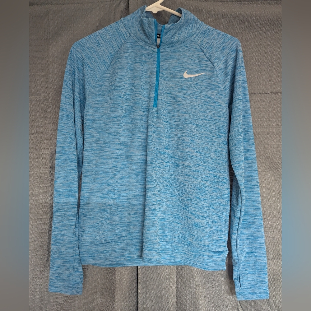 Nike Blue Quarter-Zip Pullover